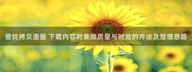 梦漫漫画阅读器推荐:查找拷贝漫画 下载内容时兼顾质量与时效的方法及整理思路